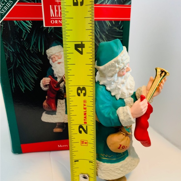Hallmark Merry Olde Santa Ornament 1992 Santa Claus Christmas Ornament - Picture 8 of 11